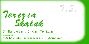 terezia skalak business card